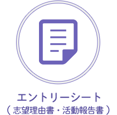 エントリーシート(志望理由書・活動報告書)